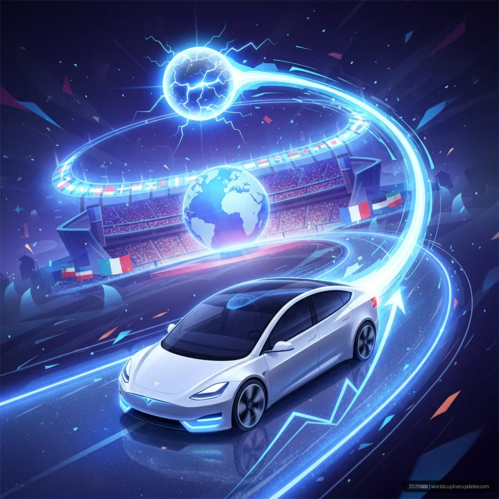 2026世界杯 - 特斯拉发布新款全固态电池，续航里程突破性提升 配图1